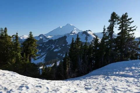 Mt baker 스톡 사진