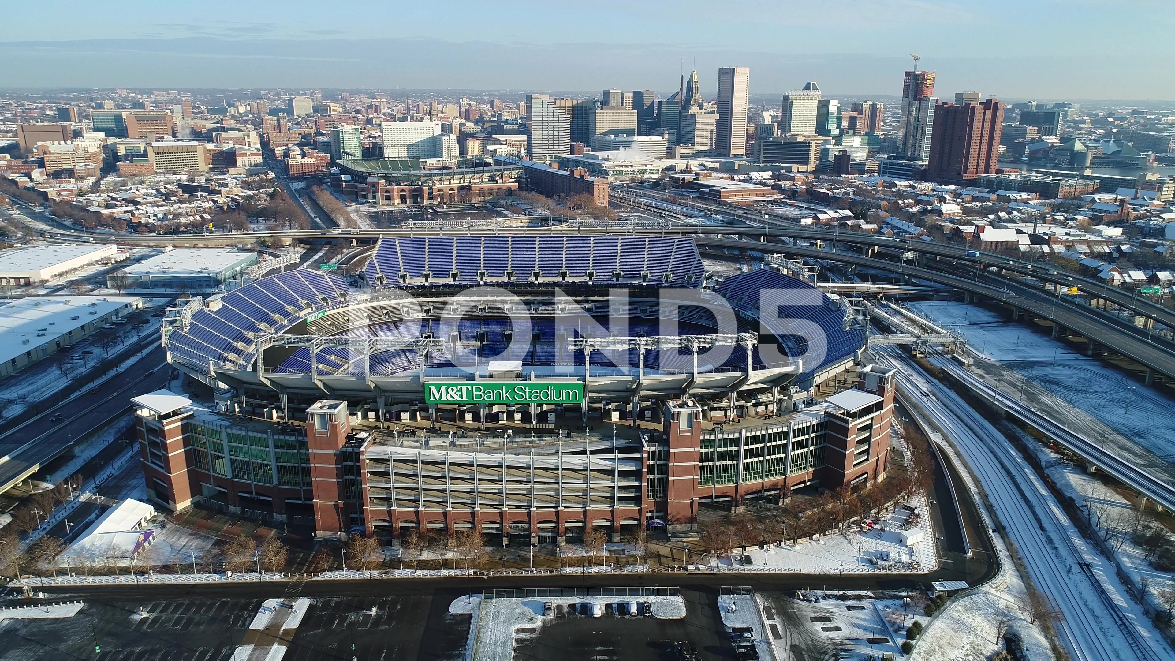 M&T Bank Stadium located in downtown Baltimore, Maryland is home