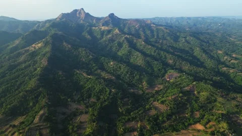 Mt. Batulao in Balayan, Batangas, Philippines featuring rolling green hills 스톡 동영상 334129189