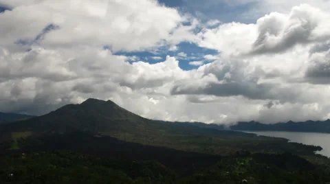 Mt. Batur Stock Footage 2755061