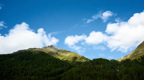 Mt. Blauspitze summer timelapse Stock Footage 64994637