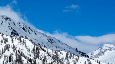 Mt. Blauspitze winter timelapse Stock Footage 64945229