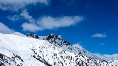 Mt. Blauspitze winter timelapse Видео 64946971