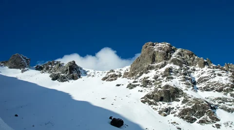 Mt. Blauspitze winter timelapse Video stock 64947568