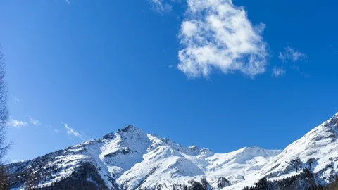 Mt. Blauspitze winter timelapse Stock Footage 88864717