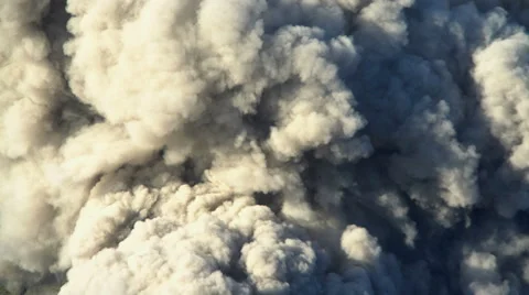 Mt Bromo active volcano erupting smoke and ash National Park Java Indonesia Stock Footage 67391130