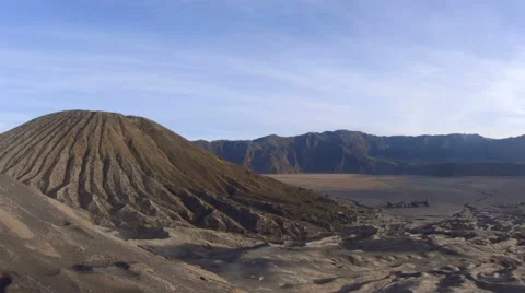 Mt Bromo Volcano time lapse Stock Footage 46568964
