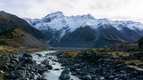 Mt Cook Landscape Foto stock