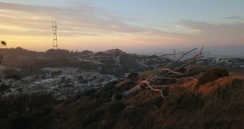 Mt. Davidson Aerial Views Stock Footage 111691885