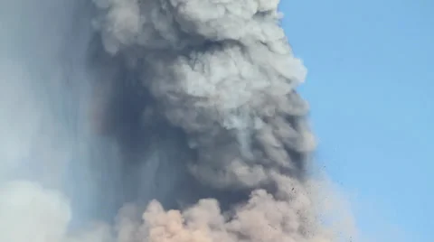 Mt. Etna activity Southeast Crater 库存影片 35371845