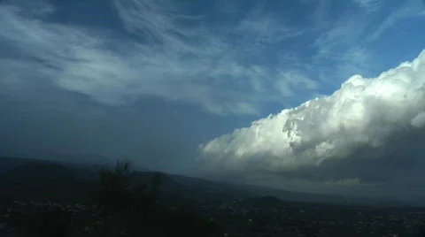 Mt. Etna clouds Stock Footage 332183