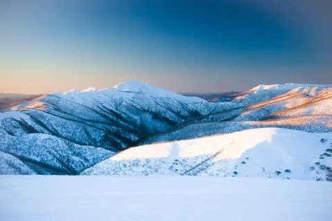 Mt Feathertop Scenery Stock Photos