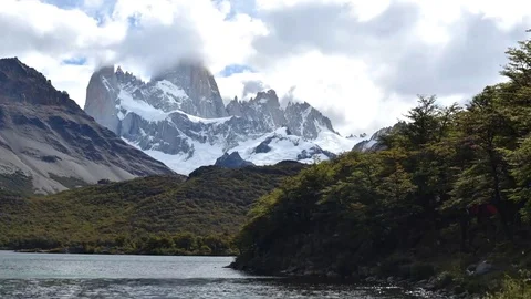 Mt. Fitzroy time lapse Stock Footage 105923001