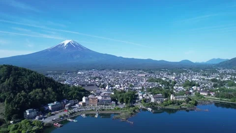 Mt. Fuji in springtime Stock Footage 276172651
