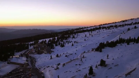 Mt Hood Aerial Stock Footage 72497250