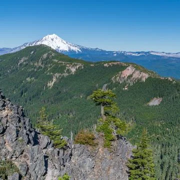 Mt Jefferson Stock-Fotos