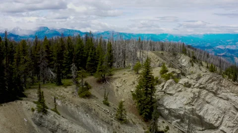 Mt. Lillian Aerial Stock Footage 133009499