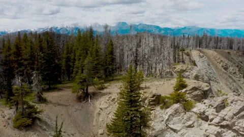 Mt. Lillian Aerial Stock Footage