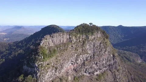 Mt Mitchell 1 Aerial  Stock Footage 154383322