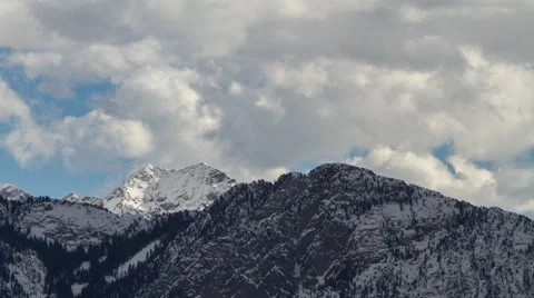 Mt. Olympus Winter Timelapse Vídeo Stock 67838561