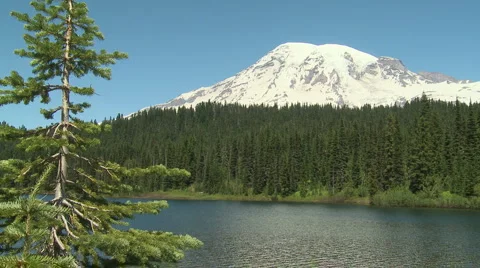 Mt Rainier 01 Video stock 3476199