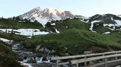 Mt. Rainier Video stock 9435310