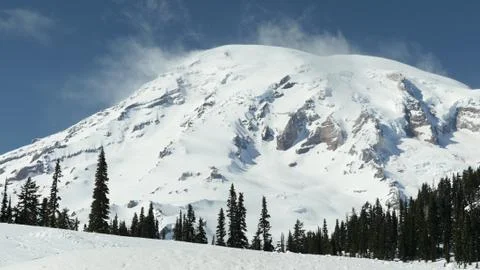 Mt Rainier 스톡 사진