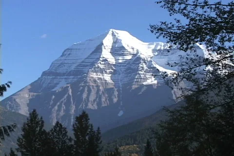 Mt Robson MS static Stock Footage 153179