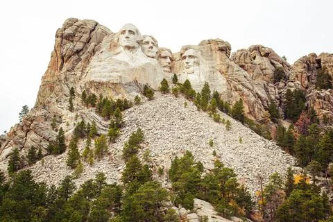 Mt Rushmore and Black Hills National Forest Stock Photos