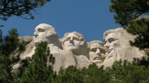 Mt. Rushmore from Below Stock-Footage 11802666