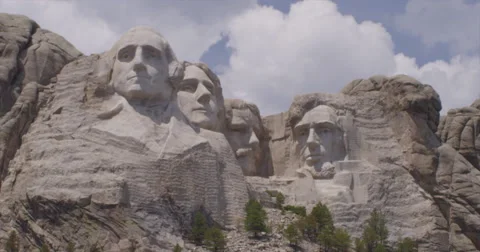 Mt. Rushmore Close Up Stock Footage 40768844