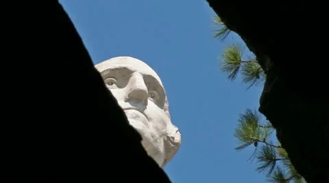 Mt. Rushmore - George Washington Stock-Footage 11800911