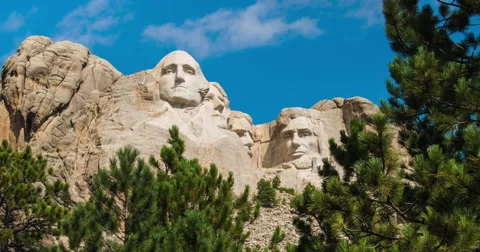 Mt. Rushmore Monument Time-Lapse Stock Footage 41669736