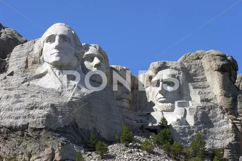 Mt. rushmore national park Stock Photos