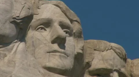 Mt. Rushmore - Thomas Jefferson Stock-Footage 11801007