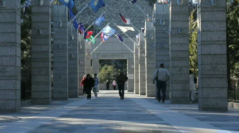 Mt Rushmore tilt Stock Footage 731321