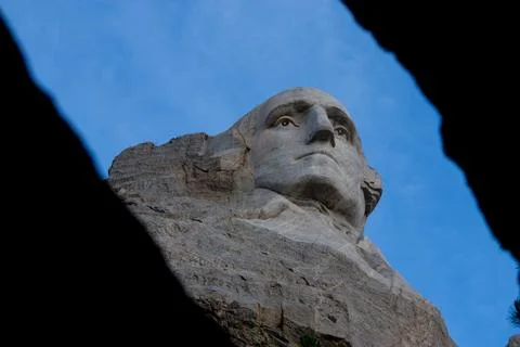 Mt Rushmore Washington Between Angles Stock Photos