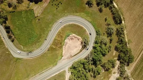 MT SAINT HELENA ROAD Stock Footage 88298357