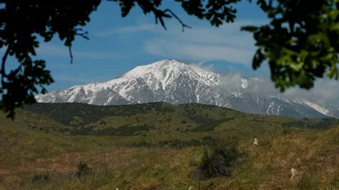 Mt. San Gorgonio in real time Stock Footage 274097342