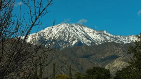 Mt. San Gorgonio winter time lapse Stock Footage 274095933