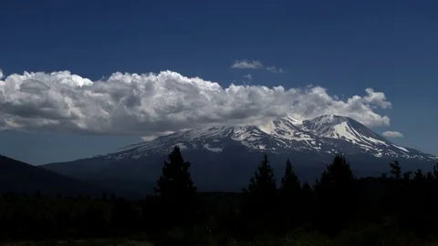 Mt Shasta Stock Footage 75247704