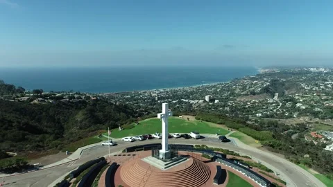 Mt Soledad Cross 8 Stock Footage 141557030