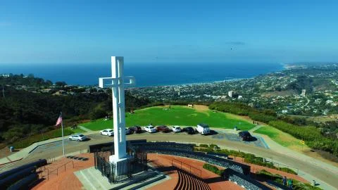 Mt Soledad Cross Stock Photos