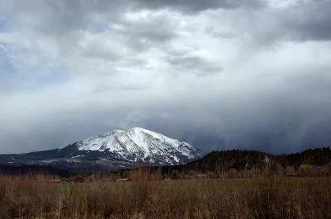 Mt Sopris Stock Photos