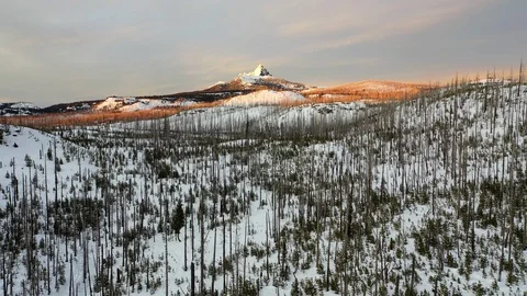 Mt Theilson Stock Footage 128938456