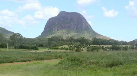 Mt Tibrogargan Pan Stock Footage 35200368