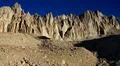 Mt Whitney from base camp in Sierra Nevada Mts California Photo