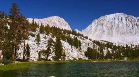 Mt. Whitney pan Stock Footage 304857