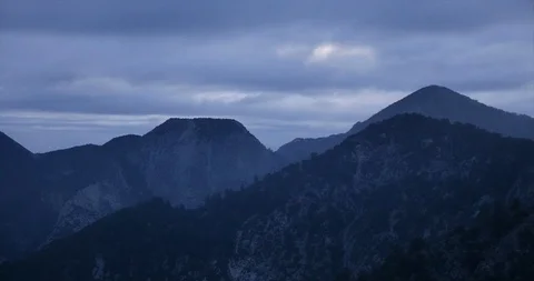Mt. Wilson Timelapse Clouds Stock Footage 107506782