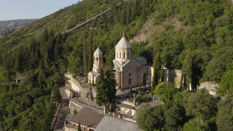 Mtatsminda Pantheon in Tbilisi Stock Footage 278086133